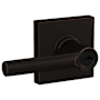 Schlage Broadway Single Cylinder Keyed Entry Door Lever Set with Collins Trim Aged Bronze
