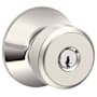 Schlage Bowery Keyed Entry Door Knob Set Polished Nickel