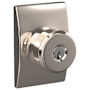 Schlage Bowery Single Cylinder Keyed Entry Door Knob Set with Decorative Century Trim Polished Nickel
