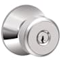 Schlage Bowery Keyed Entry Door Knob Set Bright Chrome