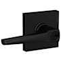 Schlage Eller Single Cylinder Keyed Entry Door Lever Set with Collins Trim Matte Black