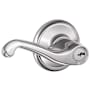 Schlage Flair Single Cylinder Keyed Entry Door Lever Set Bright Chrome