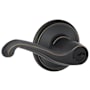 Schlage Flair Single Cylinder Keyed Entry Door Lever Set Aged Bronze