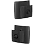 Schlage Custom Ganton Single Cylinder Keyed Entry Door Knob Set with Dalton Trim Matte Black