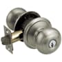 Schlage Georgian Keyed Entry Door Knob Set Antique Pewter