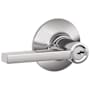 Schlage Latitude Single Cylinder Keyed Entry Door Lever Set Bright Chrome