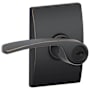 Schlage Merano Single Cylinder Keyed Entry Door Lever Set with Decorative Century Trim Aged Bronze