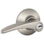 Schlage Manhattan Single Cylinder Keyed Entry Door Lever Set Satin Nickel