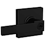 Schlage Northbrook Single Cylinder Keyed Entry Door Lever Set with Collins Trim Matte Black