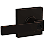 Schlage Northbrook Single Cylinder Keyed Entry Door Lever Set with Collins Trim Aged Bronze