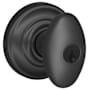 Schlage Siena Keyed Entry Door Knob Set with Decorative Andover Trim Matte Black
