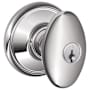 Schlage Siena Keyed Entry Door Knob Set Bright Chrome
