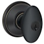 Schlage Siena Keyed Entry Door Knob Set Aged Bronze