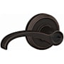 Schlage Custom Whitney Single Cylinder Keyed Entry Door Lever Set with Indy Trim Aged Bronze