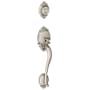 Schlage Brookshire Keyed Handleset Single Cylinder (Interior Side Sold Separately) Satin Nickel