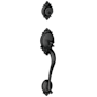 Schlage Brookshire Keyed Handleset Single Cylinder (Interior Side Sold Separately) Matte Black