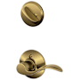 Schlage Accent Left Handed Single Cylinder Interior Pack - Exterior Handleset Sold Separately Antique Brass