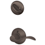 Schlage Accent Left Handed Single Cylinder Interior Pack - Exterior Handleset Sold Separately Oil Rubbed Bronze