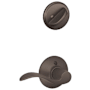 Schlage Accent Right Handed Single Cylinder Interior Pack - Exterior Handleset Sold Separately Oil Rubbed Bronze