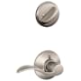 Schlage Accent Right Handed Single Cylinder Interior Pack - Exterior Handleset Sold Separately Satin Nickel
