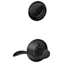 Schlage Accent Right Handed Single Cylinder Interior Pack - Exterior Handleset Sold Separately Matte Black