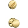 Schlage Andover Single Cylinder Interior Pack - Exterior Handleset Sold Separately Polished Brass