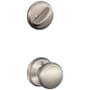Schlage Andover Single Cylinder Interior Pack - Exterior Handleset Sold Separately Satin Nickel