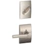 Schlage Broadway Single Cylinder Interior Pack with Decorative Century Trim - Exterior Handleset Sold Separately Satin Nickel