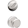 Schlage Bowery Single Cylinder Interior Pack Knob Set with Deadbolt Trim and Decorative Greyson Rose - Exterior Handleset Sold Separately Polished Nickel