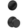 Schlage Bowery Single Cylinder Interior Pack - Exterior Handleset Sold Separately Matte Black