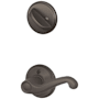 Schlage Flair Left Handed Single Cylinder Interior Pack - Exterior Handleset Sold Separately Oil Rubbed Bronze