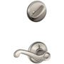 Schlage Flair Right Handed Single Cylinder Interior Pack - Exterior Handleset Sold Separately Satin Nickel