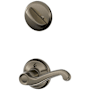 Schlage Flair Left Handed Single Cylinder Interior Pack - Exterior Handleset Sold Separately Antique Pewter