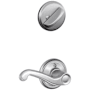 Schlage Flair Right Handed Single Cylinder Interior Pack - Exterior Handleset Sold Separately Satin Chrome