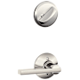 Schlage Latitude Single Cylinder Interior Pack - Exterior Handleset Sold Separately Polished Nickel