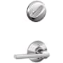 Schlage Latitude Single Cylinder Interior Pack - Exterior Handleset Sold Separately Bright Chrome