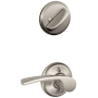 Schlage Merano Right Handed Single Cylinder Interior Pack - Exterior Handleset Sold Separately Satin Nickel