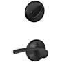 Schlage Merano Right Handed Single Cylinder Interior Pack - Exterior Handleset Sold Separately Matte Black
