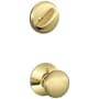 Schlage Plymouth Single Cylinder Interior Pack - Exterior Handleset Sold Separately Polished Brass