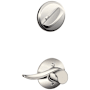 Schlage Sacramento Right Handed Single Cylinder Interior Pack - Exterior Handleset Sold Separately Polished Nickel