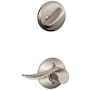 Schlage Sacramento Right Handed Single Cylinder Interior Pack - Exterior Handleset Sold Separately Satin Nickel