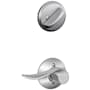 Schlage Sacramento Right Handed Single Cylinder Interior Pack - Exterior Handleset Sold Separately Satin Chrome