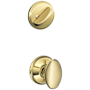 Schlage Sienna Single Cylinder Interior Pack - Exterior Handleset Sold Separately Polished Brass