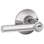 Schlage Broadway Single Cylinder Keyed Entry Storeroom Door Lever Set Bright Chrome