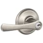 Schlage Avila Single Cylinder Keyed Entry Storeroom Door Lever Set Satin Nickel