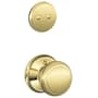 Schlage Andover One-Sided Dummy Interior Pack - Exterior Handleset Sold Separately Polished Brass