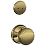 Schlage Andover One-Sided Dummy Interior Pack - Exterior Handleset Sold Separately Antique Brass