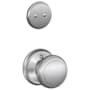 Schlage Andover One-Sided Dummy Interior Pack - Exterior Handleset Sold Separately Satin Chrome