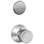 Schlage Bell One-Sided Dummy Interior Pack - Exterior Handleset Sold Separately Satin Chrome