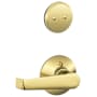 Schlage Elan One-Sided Dummy Interior Pack - Exterior Handleset Sold Separately Polished Brass